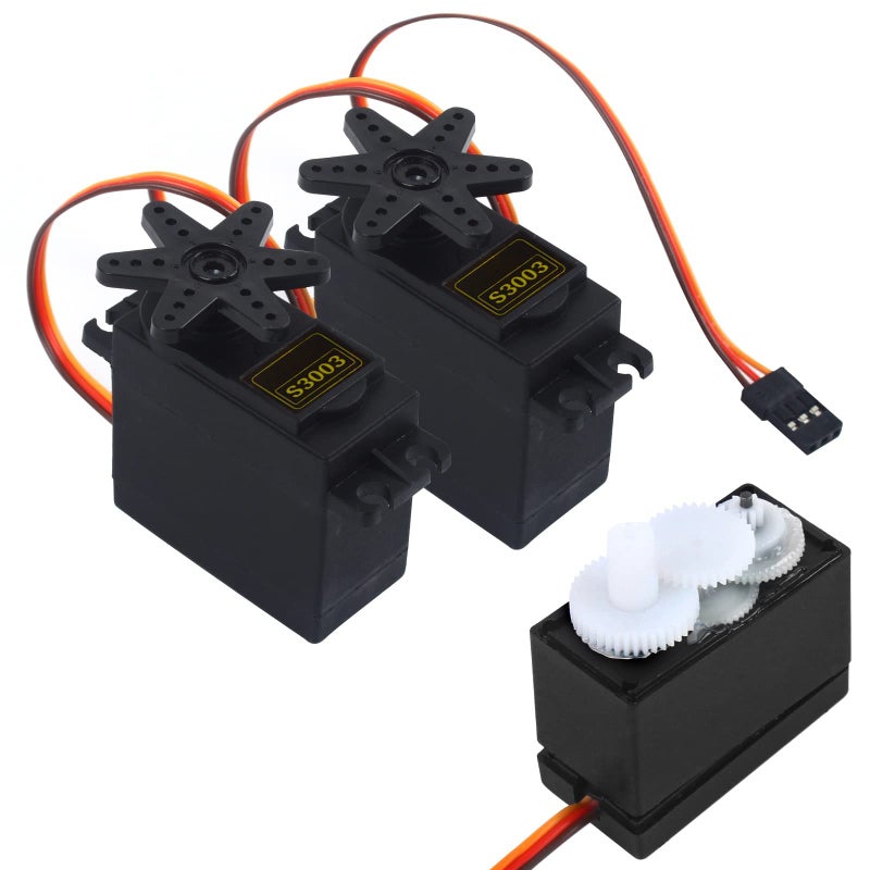 RGBZONE 4PCS S3003 Servo Motor Standard RC Servo High Speed for Smart Car Robot Boat RC Helicopter - Image 4